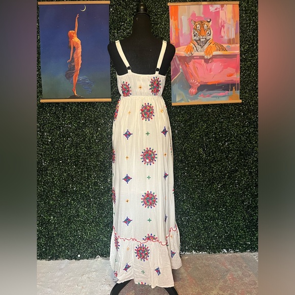 The Bohème Dream | Boutique Mandala Rainbow Maxi Dress - Picture 6 of 8